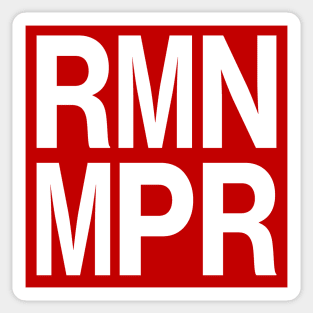 R.M.N M.P.R. - Roman Empire Funny Meme Laurel Sticker